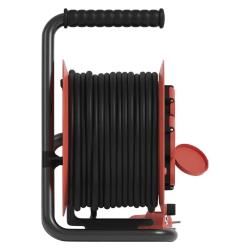 Zunanji kolutni podaljšek Emos 25 m / 4 vtičnice / 230V/400V / 1,0 mm2